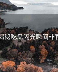 老玩家揭秘吃瓜闪光瞬间非官方视角