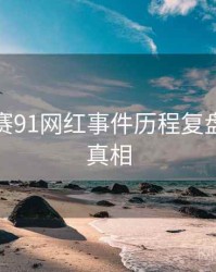 每日大赛91网红事件历程复盘，揭秘真相